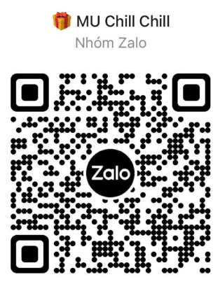 Mã QR nhóm Zalo MU Chill Chill